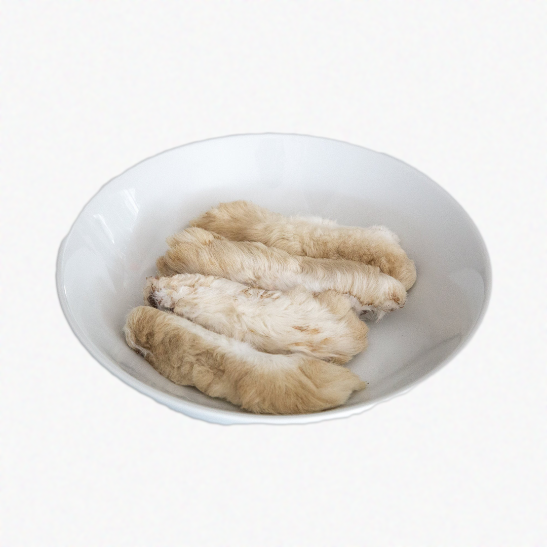 Dehydrated rabbit feet sale