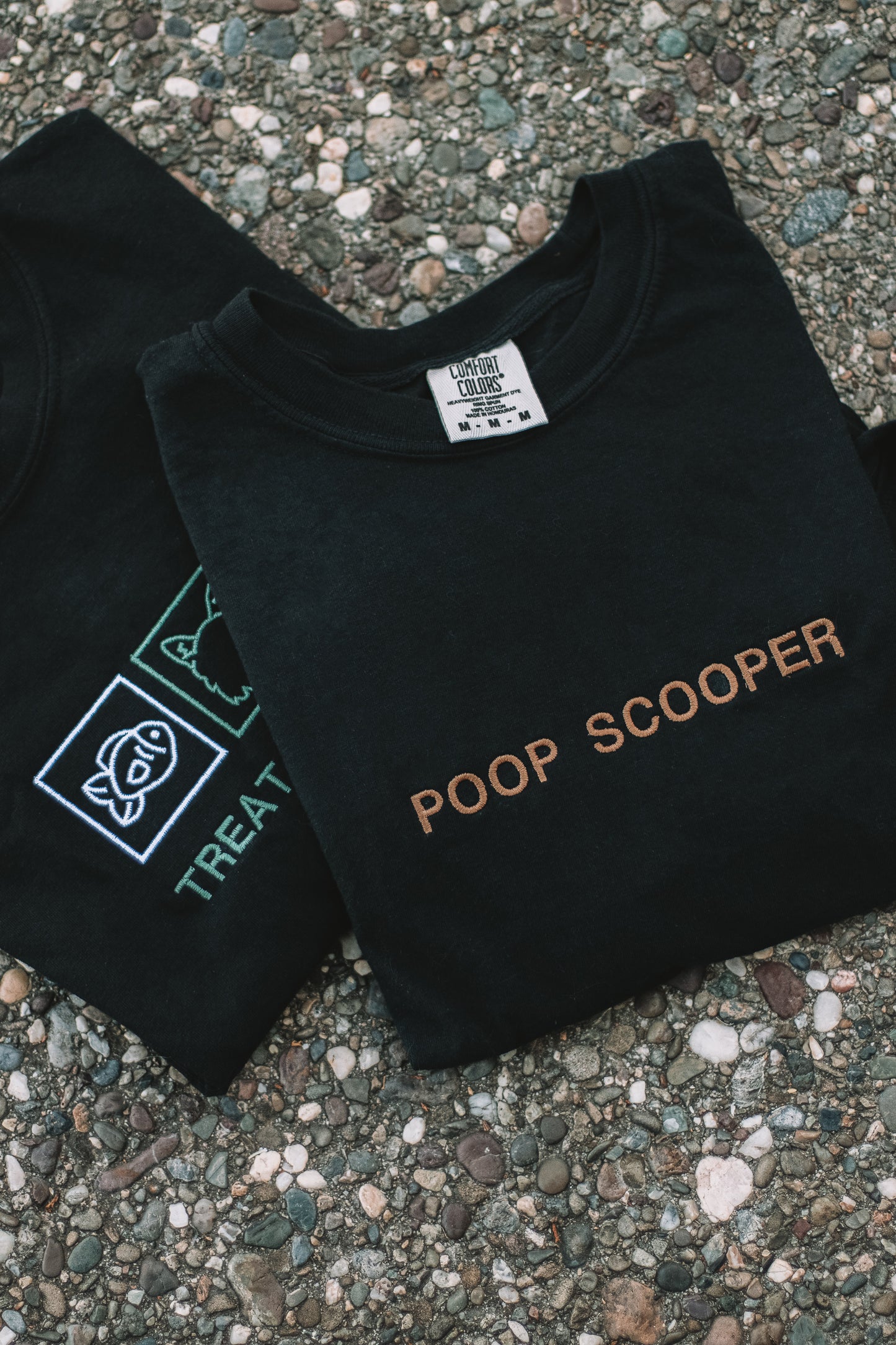 Poop Scooper Embroidered Shirt ft. Miimoki Art